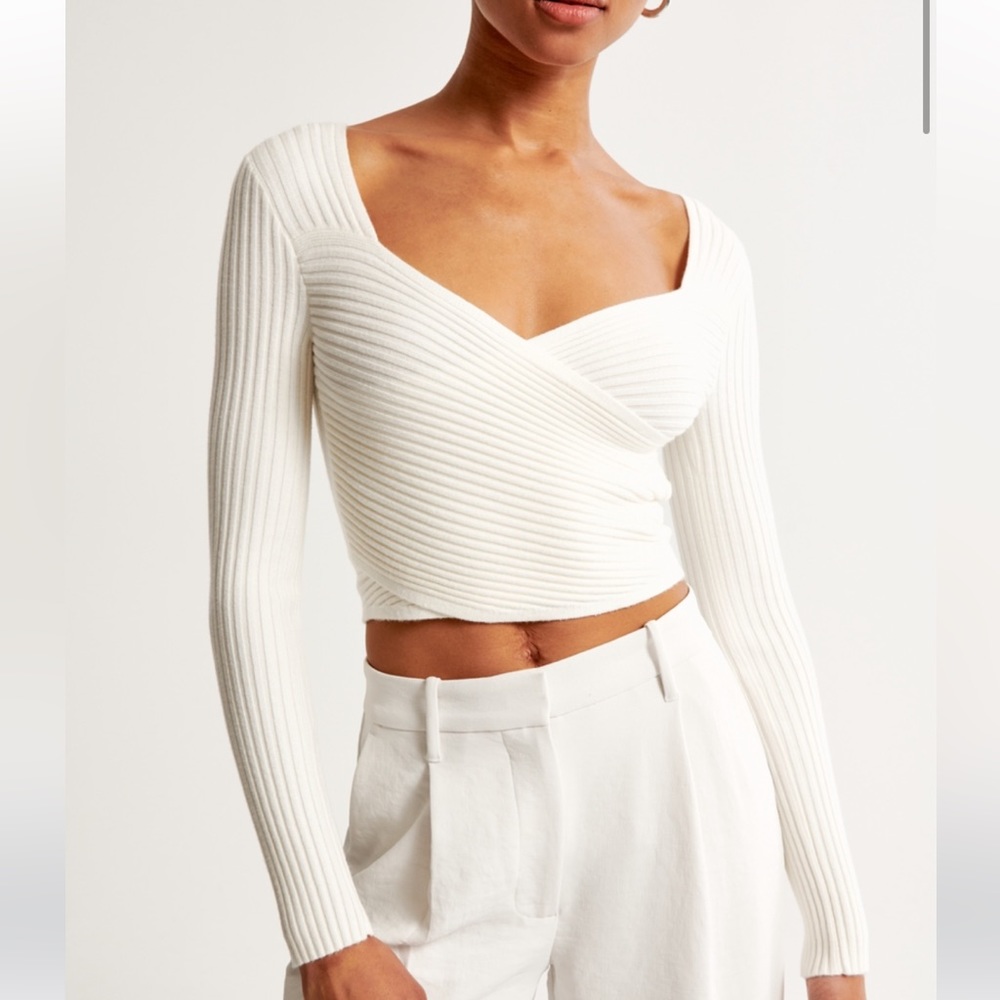 Abercrombie Luxeloft Wrap Sweater